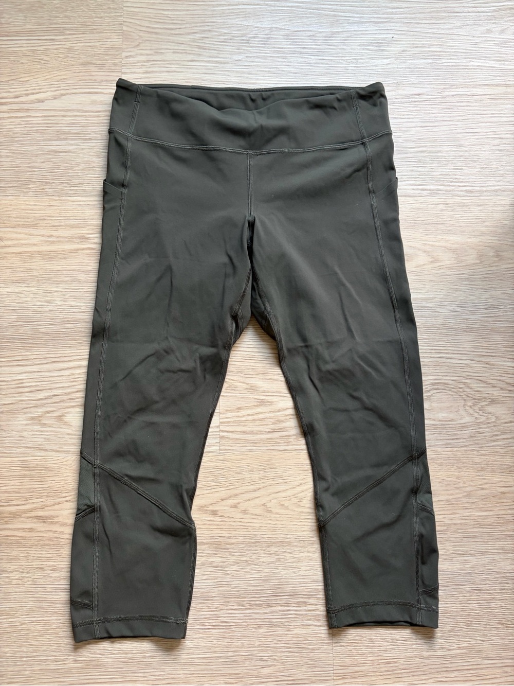 Lululemon Olive Green Pace Rival 23” Leggings